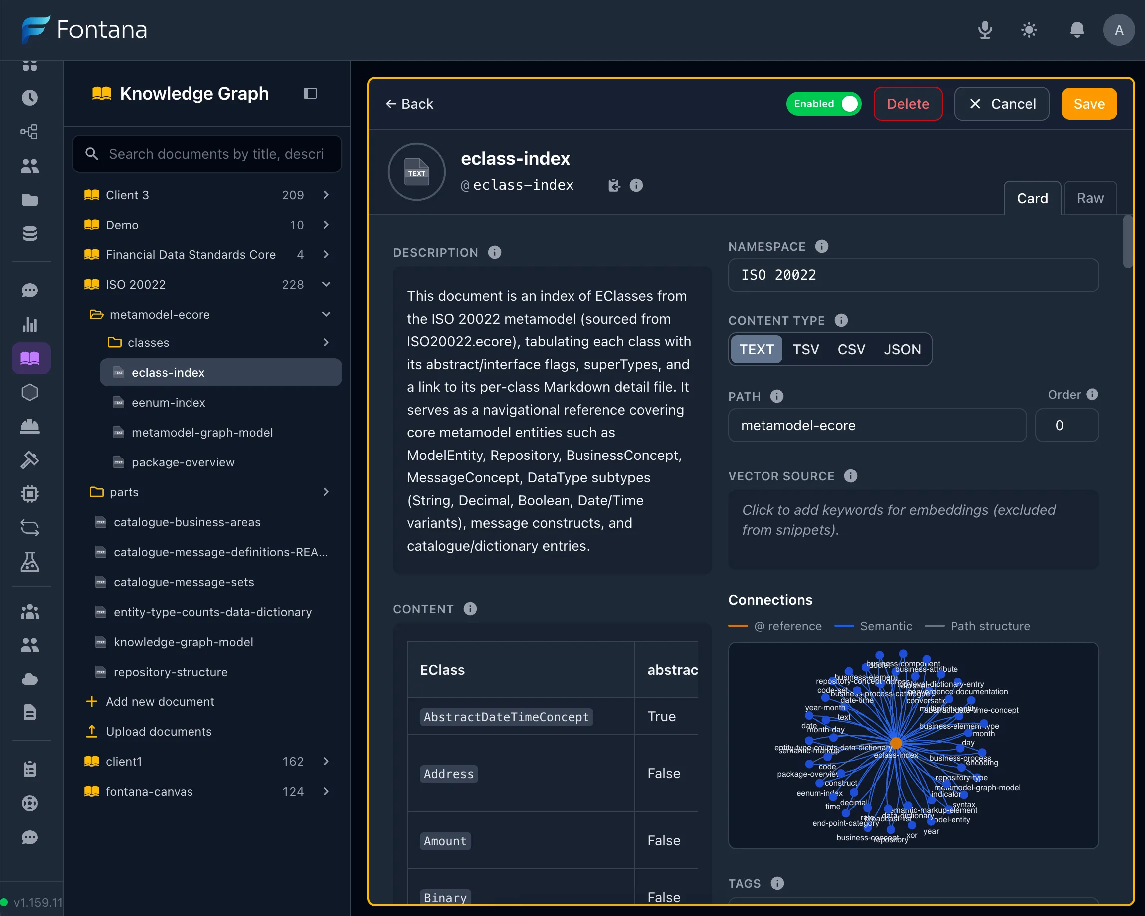 Knowledge base and graph context assembled into permissioned namespaces for agent threads
